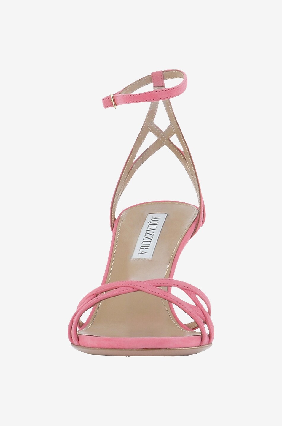 AQUAZZURA Sandalen aus Wildleder mit Absatz All I Want 75 Damen ROSA 2