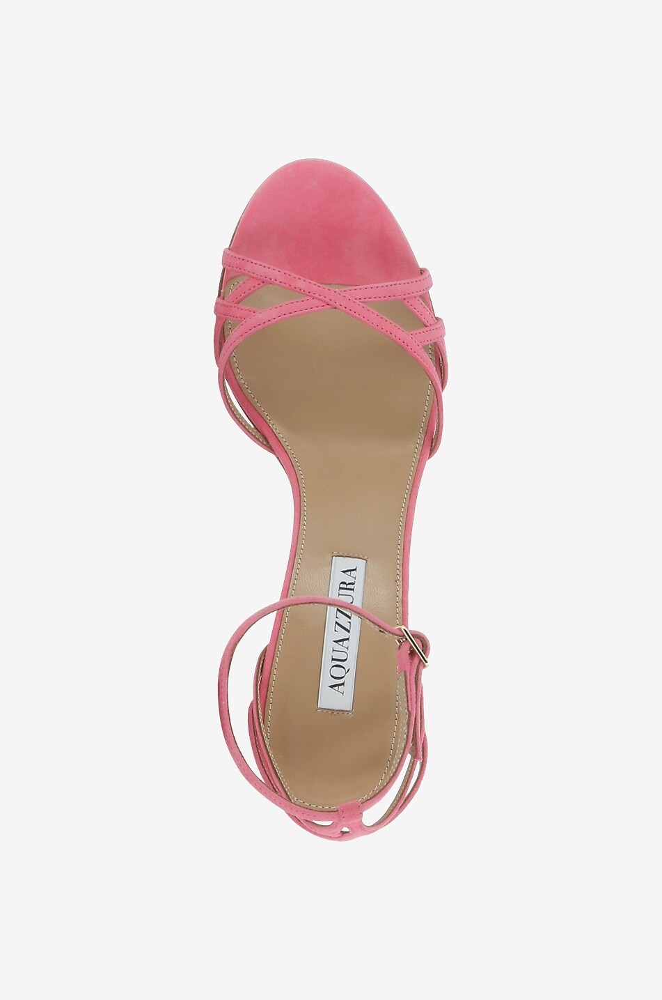 AQUAZZURA Sandalen aus Wildleder mit Absatz All I Want 75 Damen ROSA 5