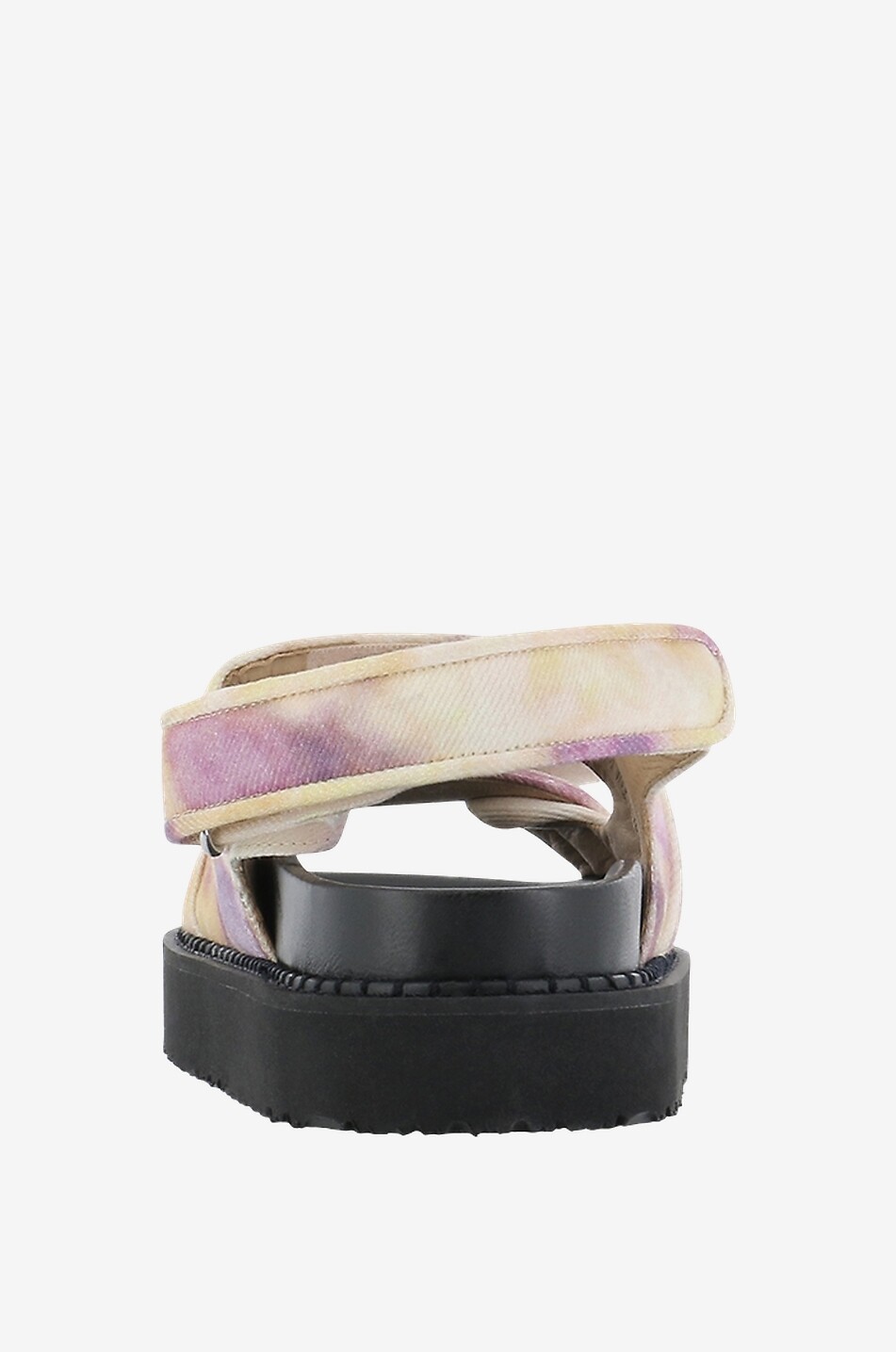 ISABEL MARANT Sandales plates en toile tie-and-dye Madee Femme JAUNE 4