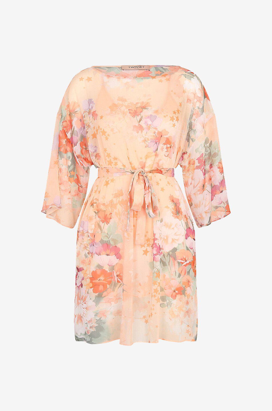 TWINSET Floral print tunic Women MULTI COLOURED 1