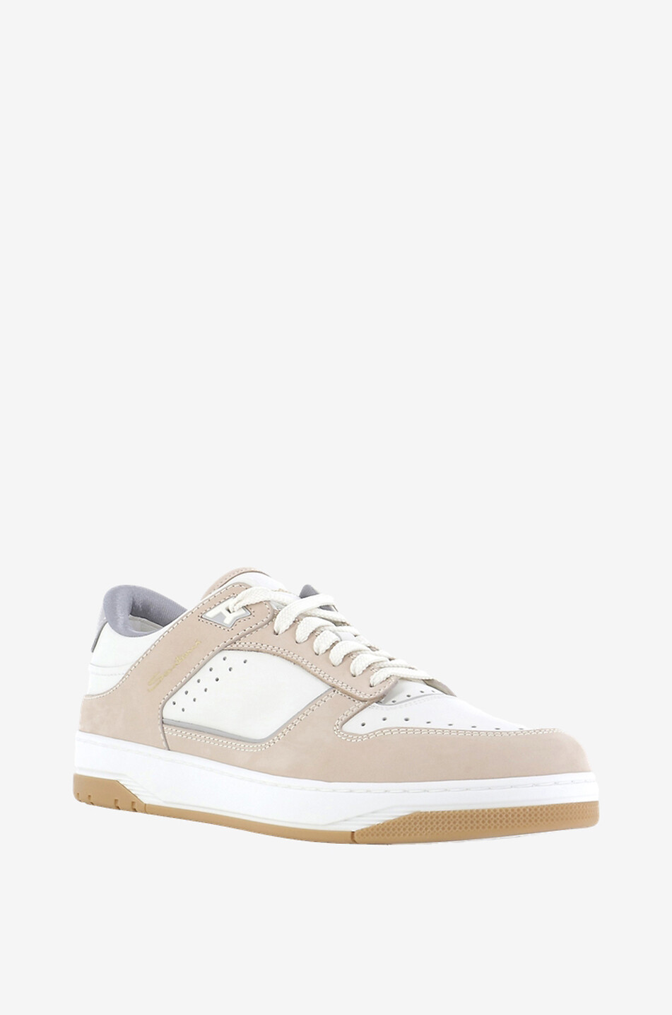 Sneak-Air leather lace-up low-top sneakers