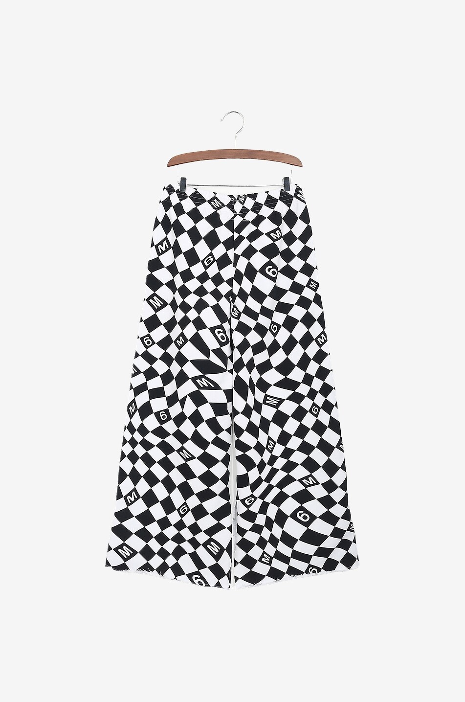 MM6 MAISON MARGIELA Mädchen-Jogginghose mit Schachbrettmuster MM6 Mädchen SCHWARZ 2