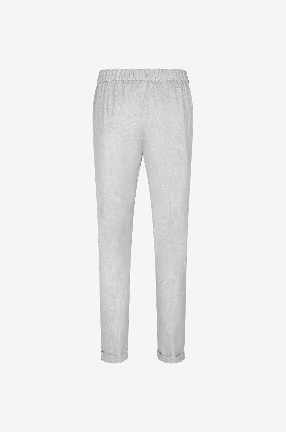 FABIANA FILIPPI Spello slim fit wool tailored trousers Women LIGHT GREY 2