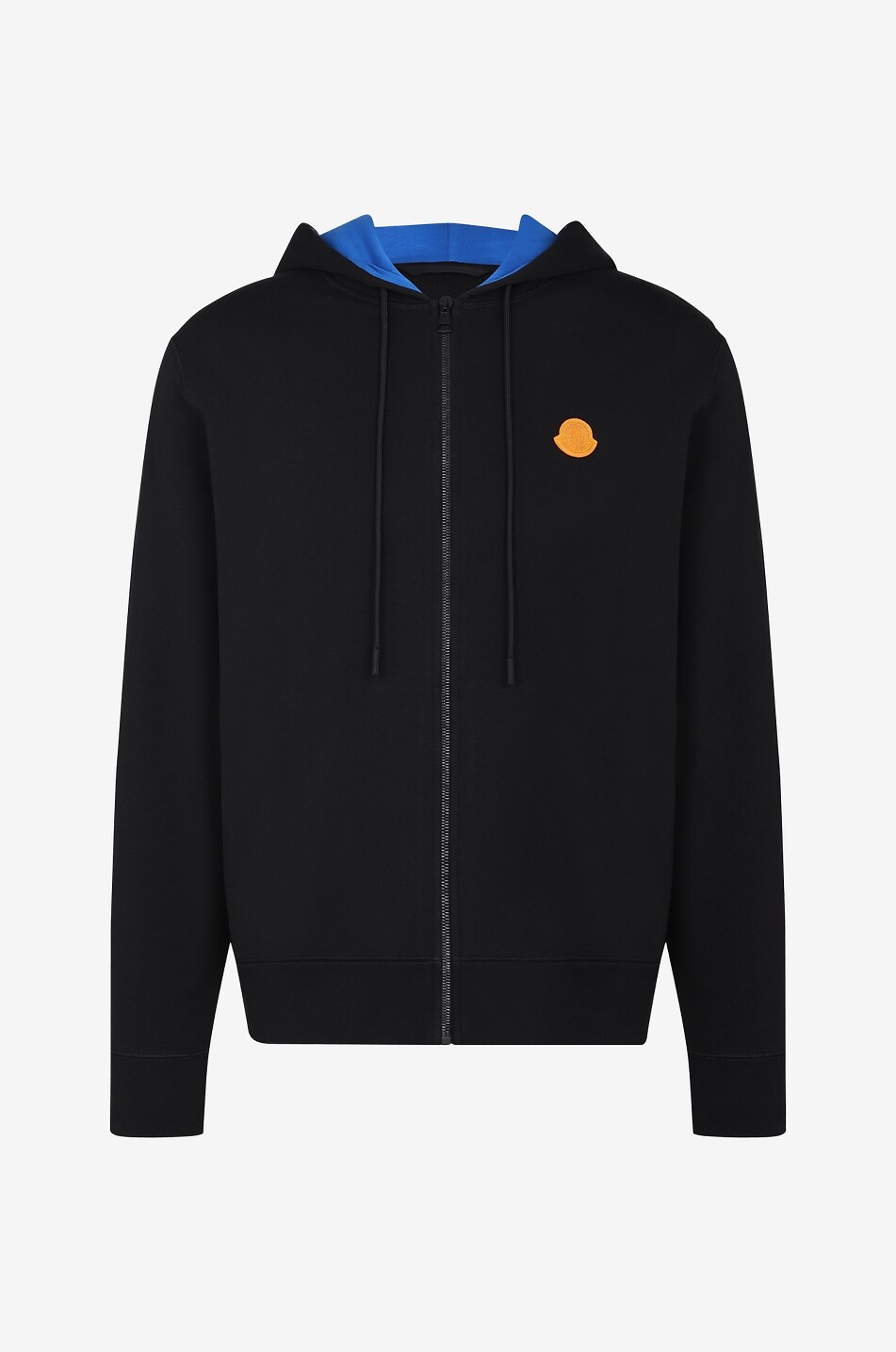 Sweat-shirt zippé à capuche orné d'un logo coq