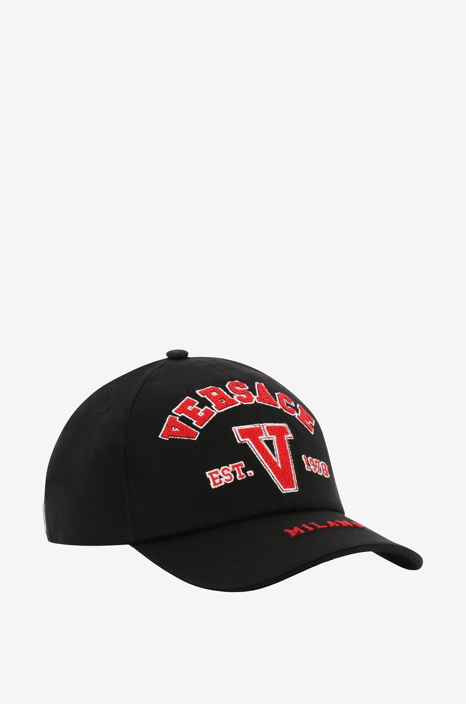 VERSACE Varsity gabardine baseball cap