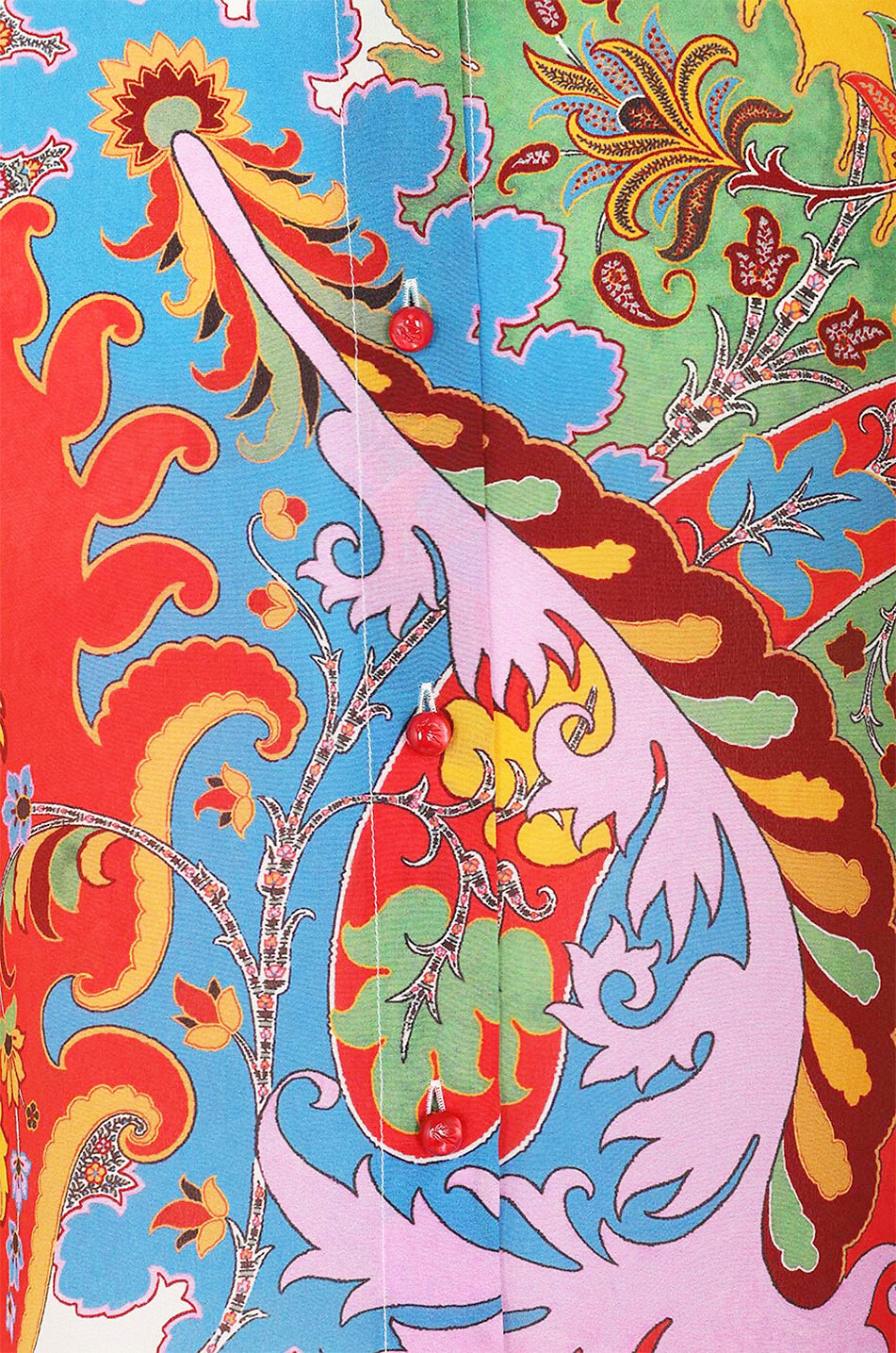 Chemise oversize en soie imprimée Archival Paisley