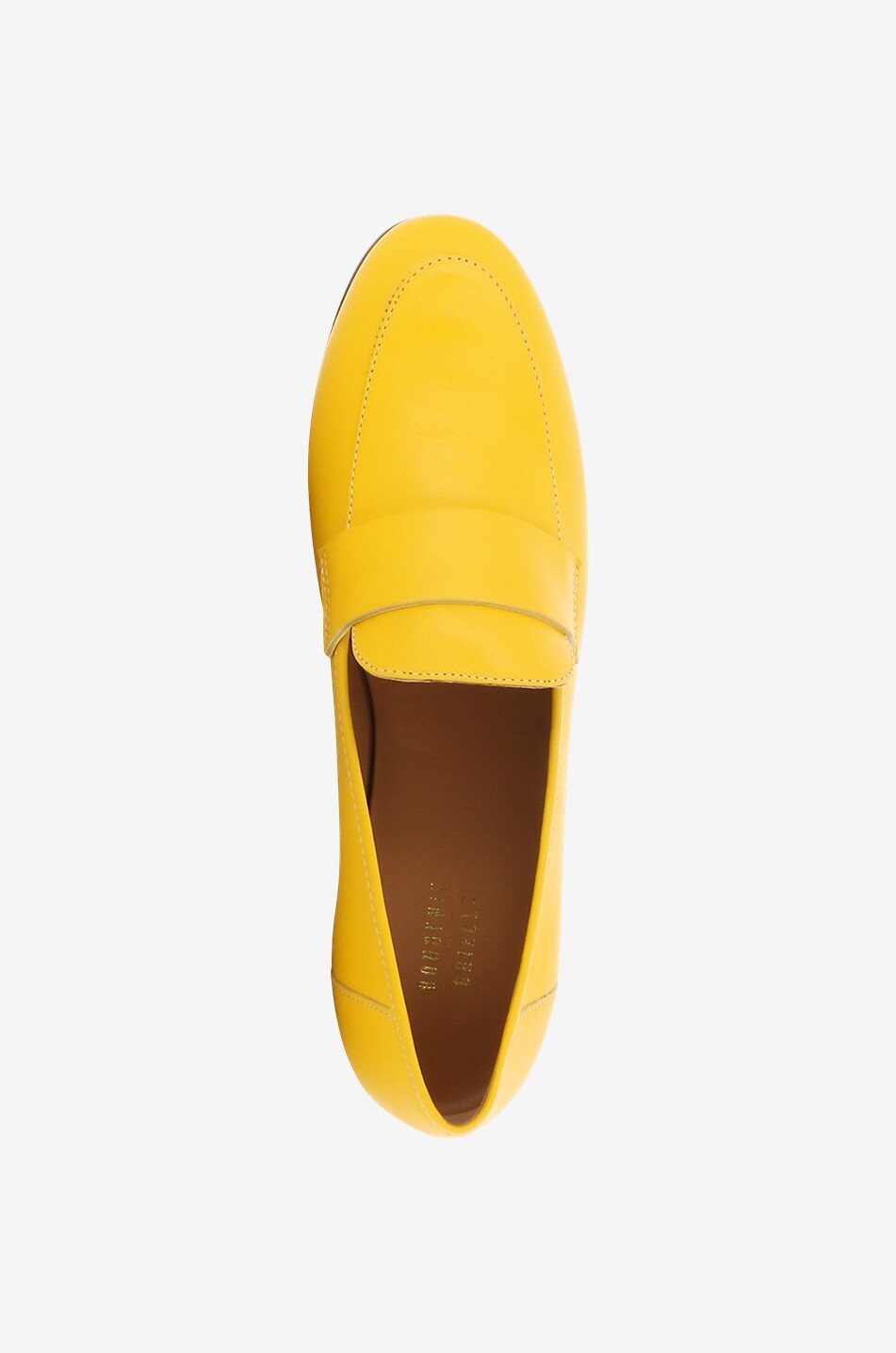 BONGÉNIE Mocassins en cuir lisse Sharon 15 Femme JAUNE 5