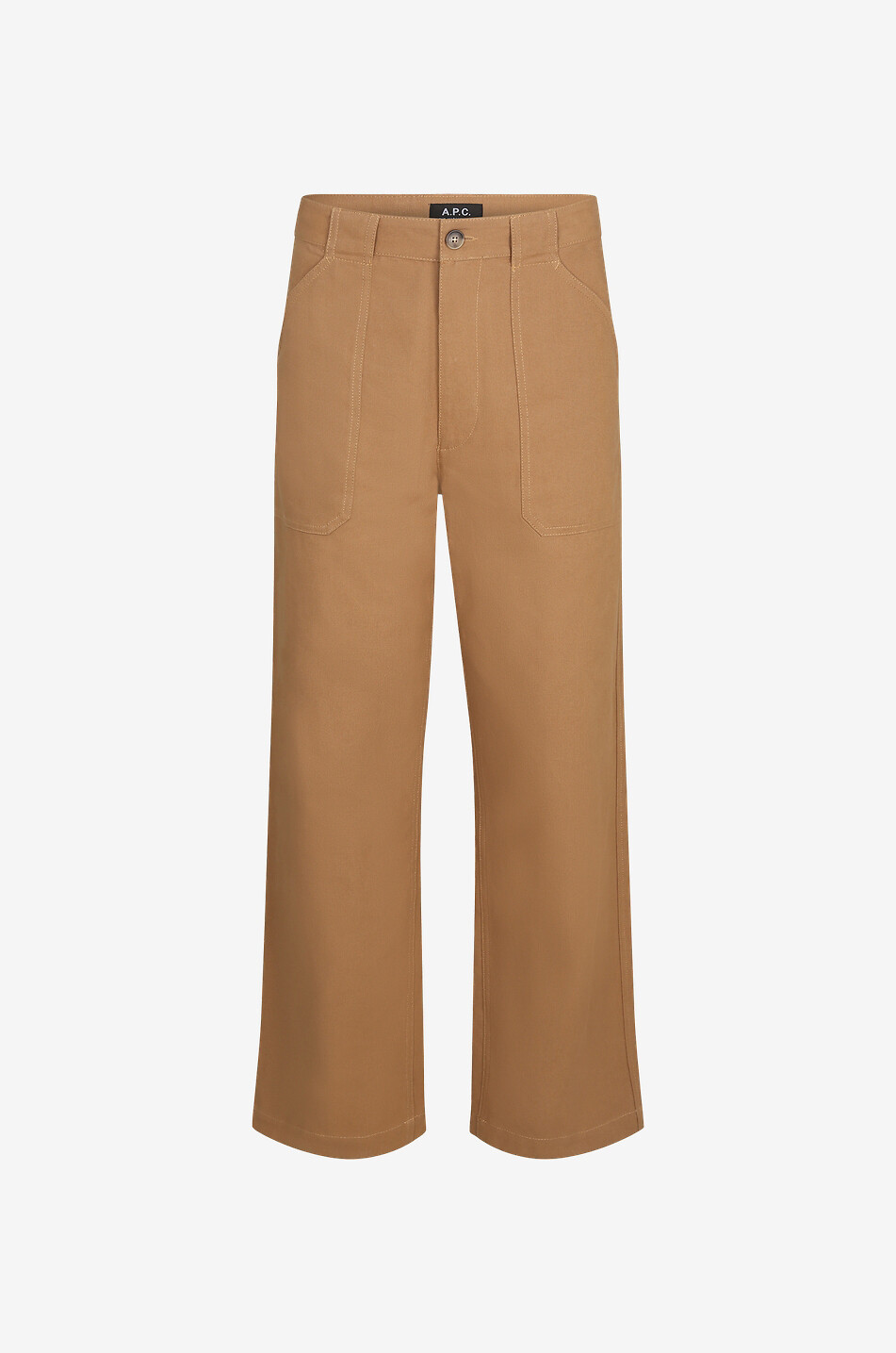 Sydney relaxed straight-leg canvas trousers