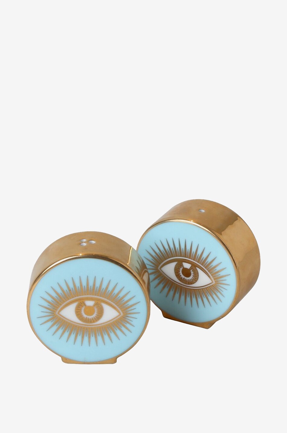 JONATHAN ADLER Le Wink porcelain salt and pepper shakers Home BLUE 2