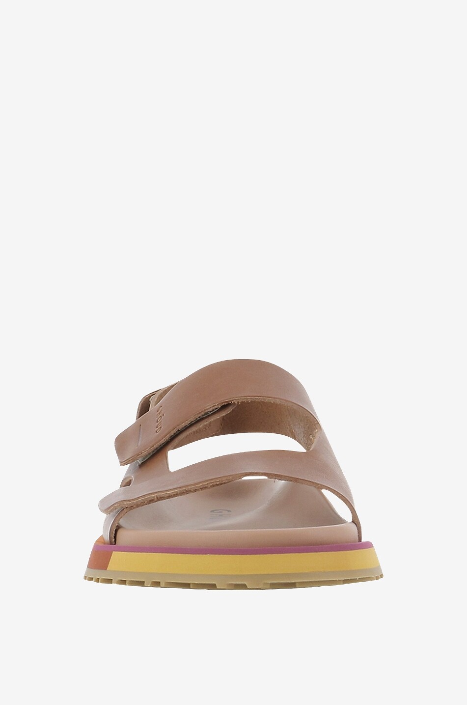 GHOUD VENICE Plateausandalen aus Leder Atelier Low Damen COGNAC 2