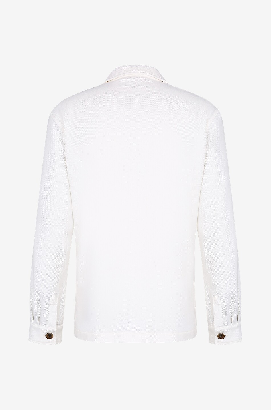 Hemdjacke aus Baumwoll- und Kaschmir-Piqué Shacket