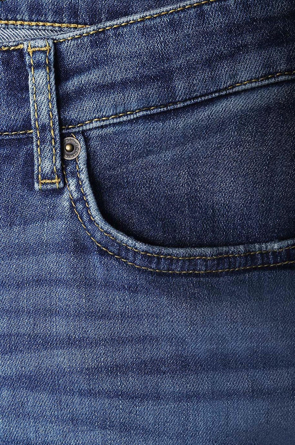 Francesca faded cotton straight-leg jeans