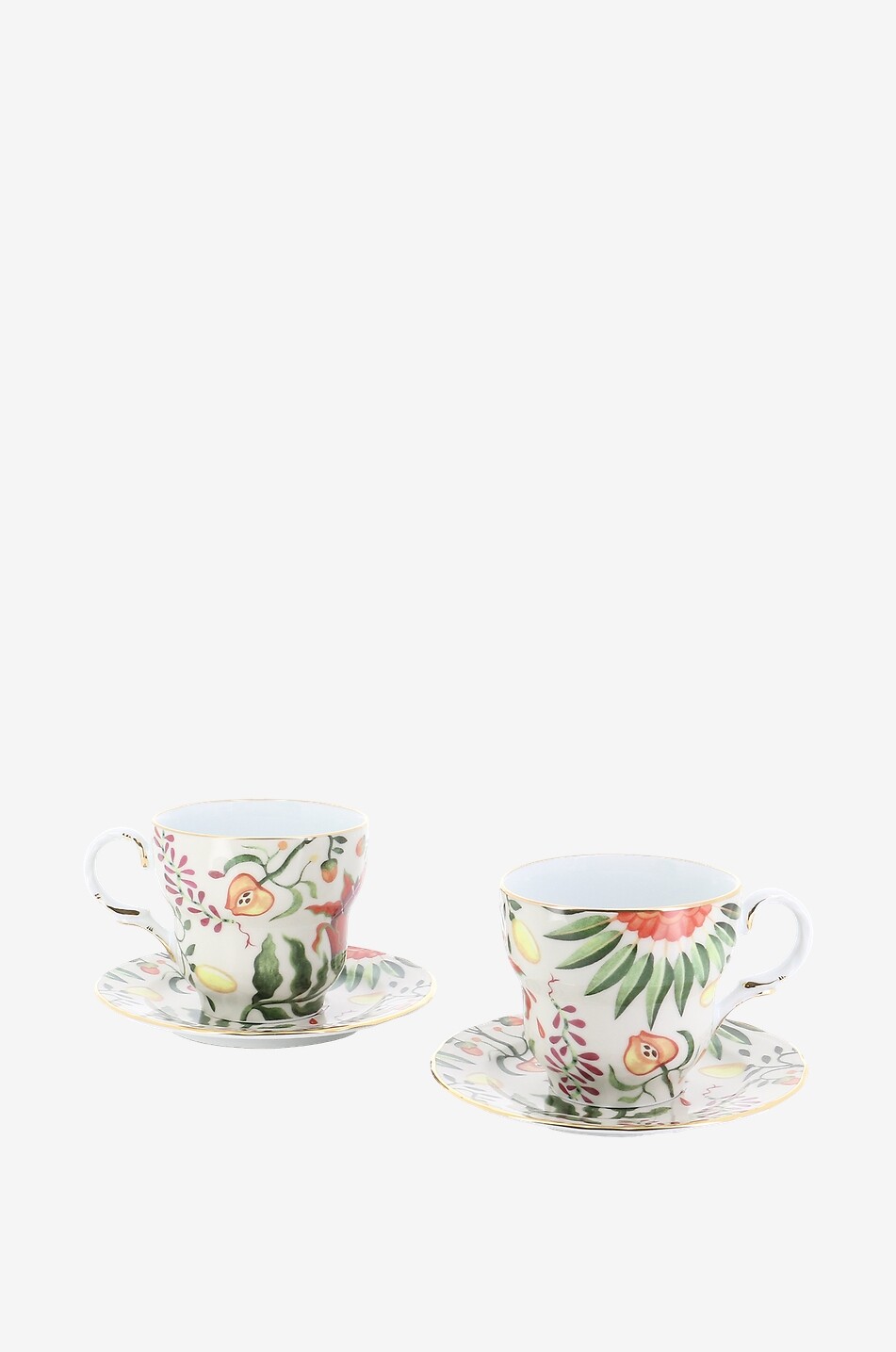 LA DOUBLEJ Porzellanservice mit Tasse und Untertasse Big Mama Eden Haus BUNT 1