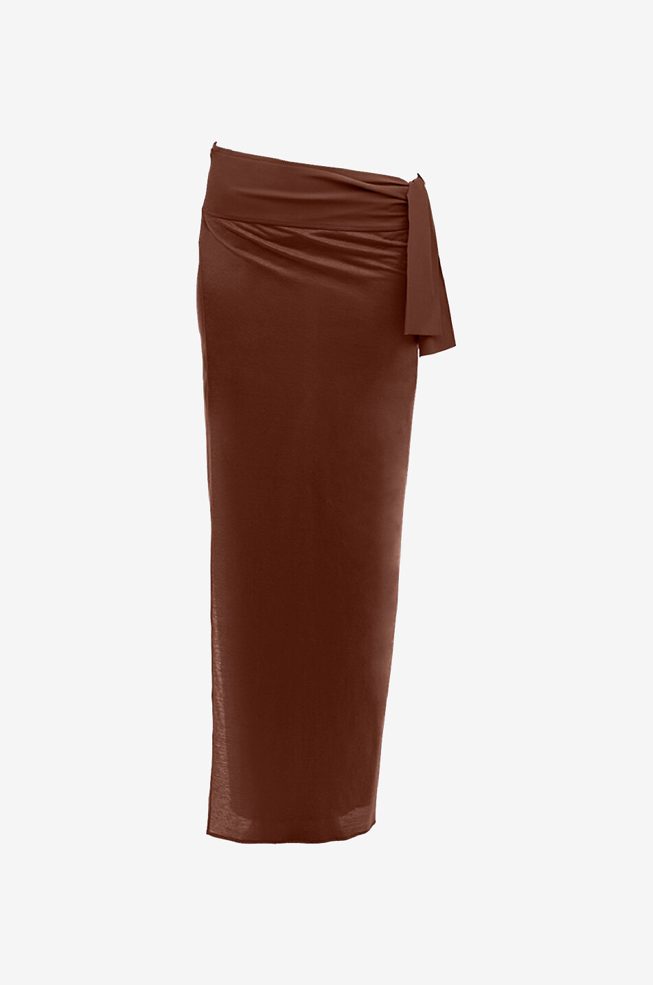 Langer Pareo aus Jersey Peplum