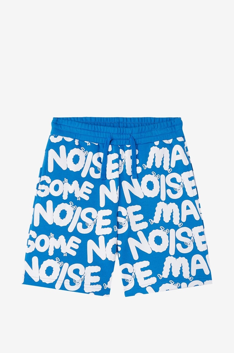 STELLA McCARTNEY KID Make Some Noise boy's Bermuda sweat shorts Boy BLUE 1