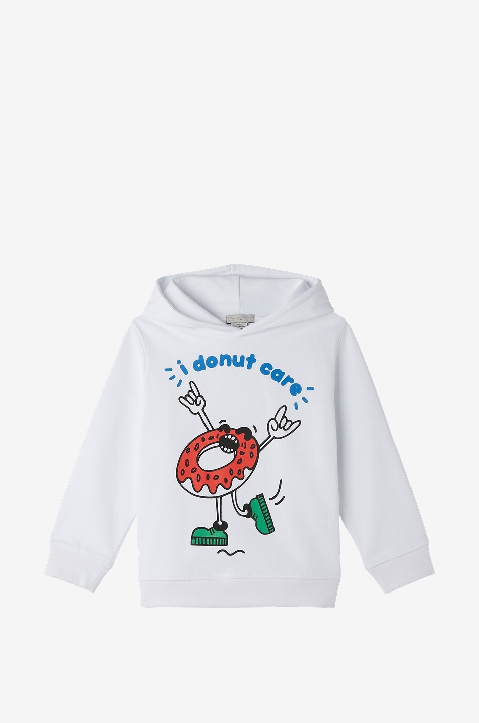 STELLA McCARTNEY KID Jungen-Oversize-Kapuzensweatshirt I Donut Care Junge WEISS 1
