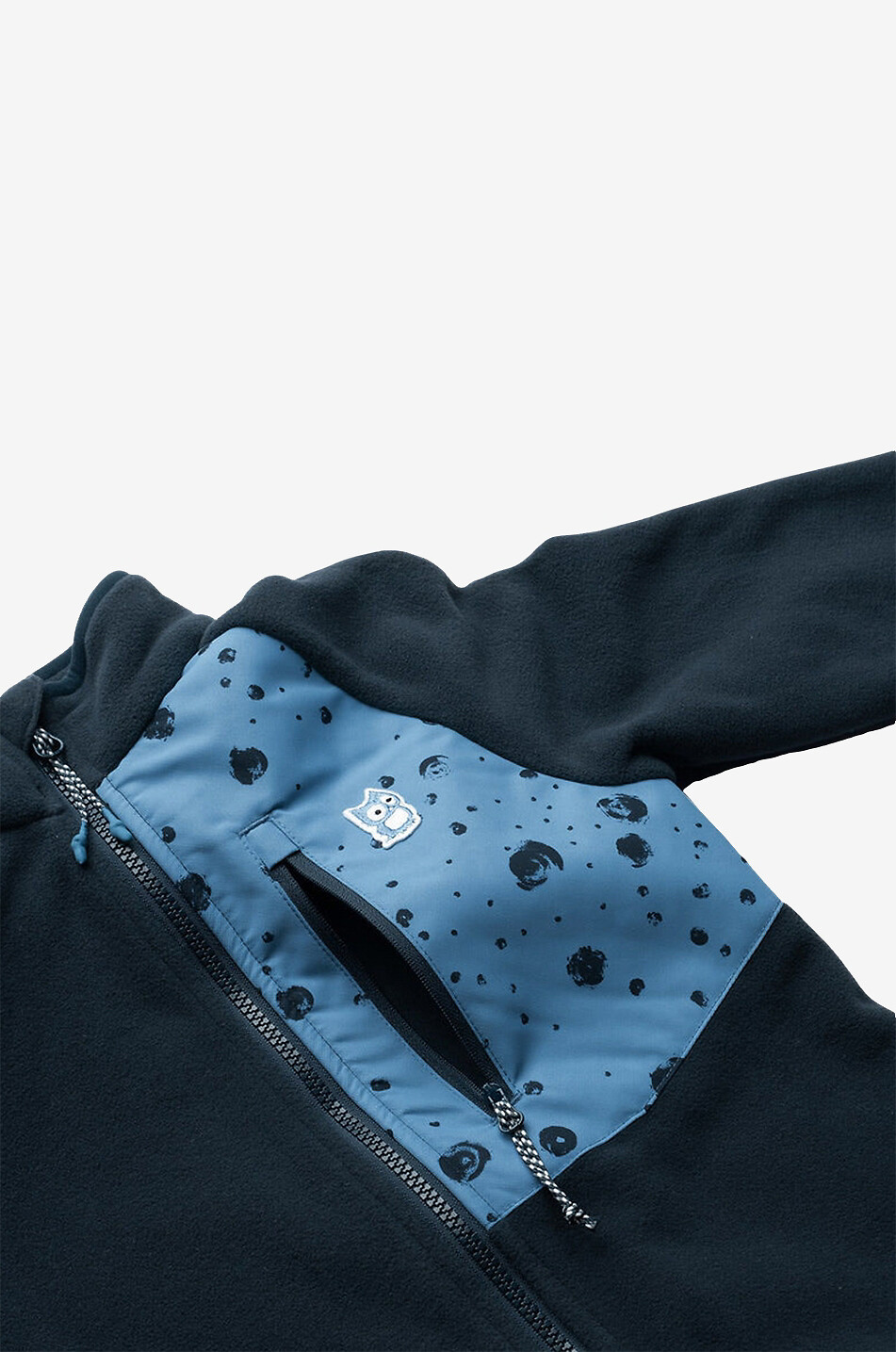 NAMUK Kinder-Bio-Fleece-Jacke Avan Galaxy Unisex DUNKELBLAU 3