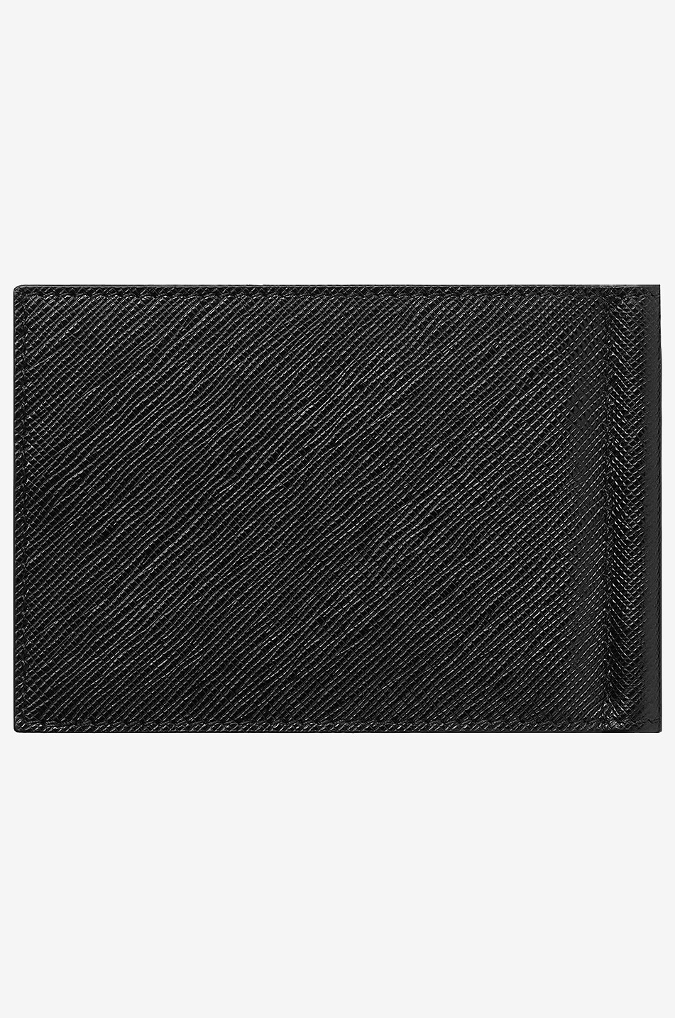 MONTBLANC Saffiano-Leder-Brieftasche mit Geldscheinklammer Sartorial 6cc Herren SCHWARZ 4