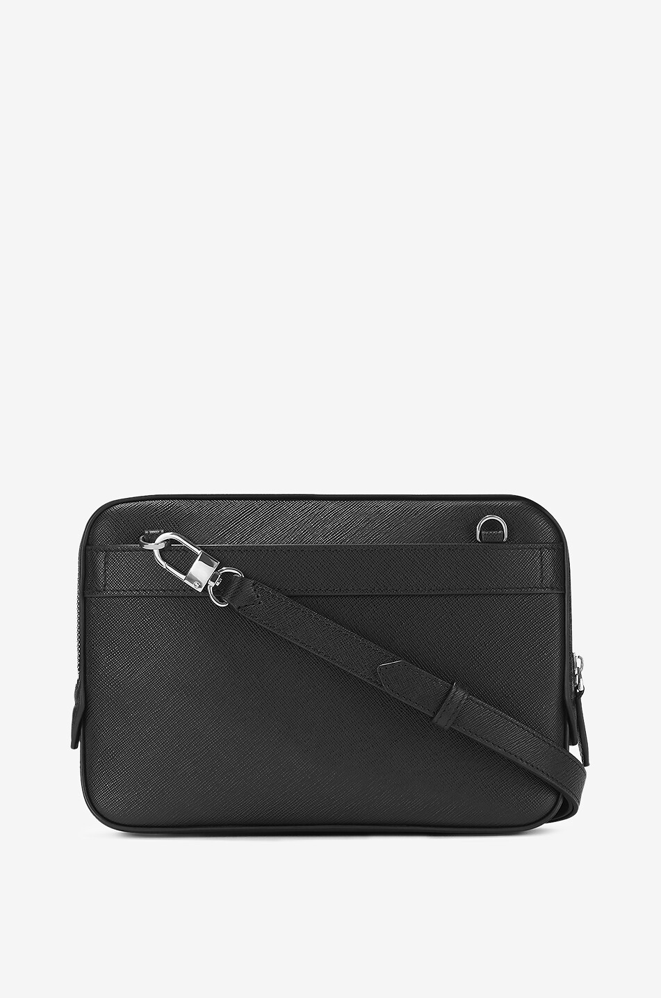 MONTBLANC Kleine Umhängetasche aus Sartorial Leder Herren SCHWARZ 3