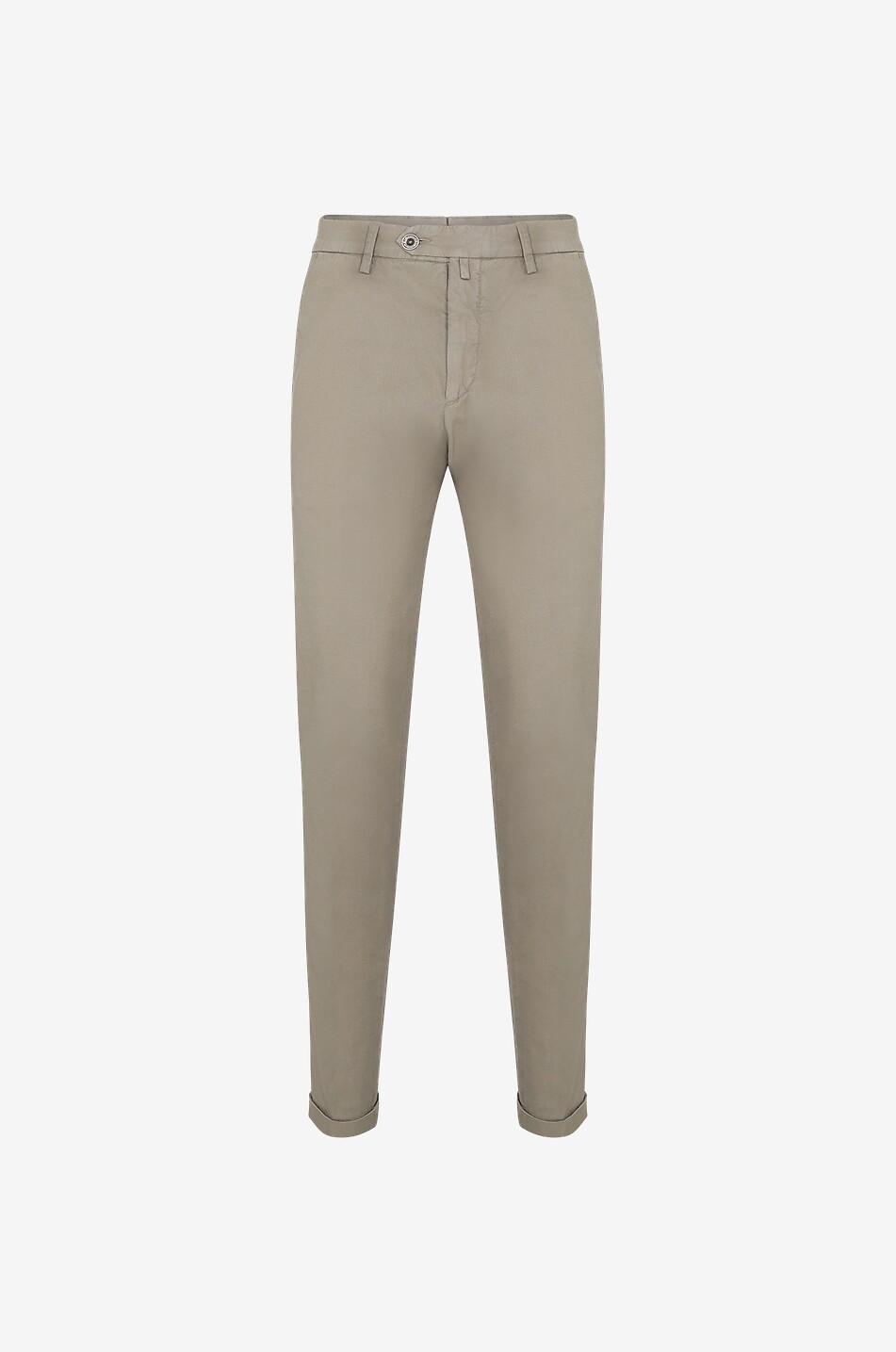 Chinohose aus Baumwolle und Leinen