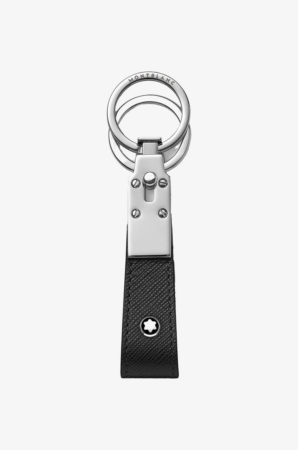 Sartorial saffiano leather key fob