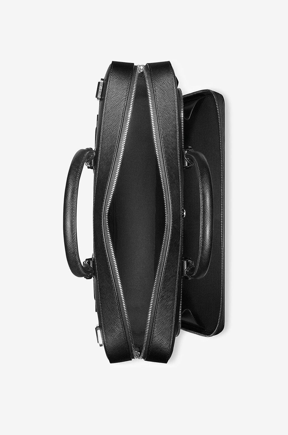 MONTBLANC Porte-document en cuir saffiano Sartorial Medium Homme NOIR 4