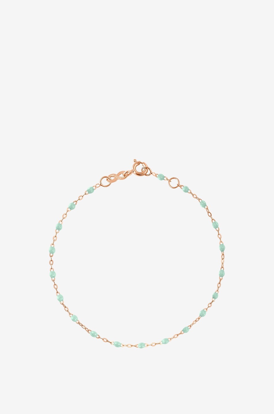 GIGI CLOZEAU Classique Gigi rose gold and resin bracelet Women LIGHT GREEN 1