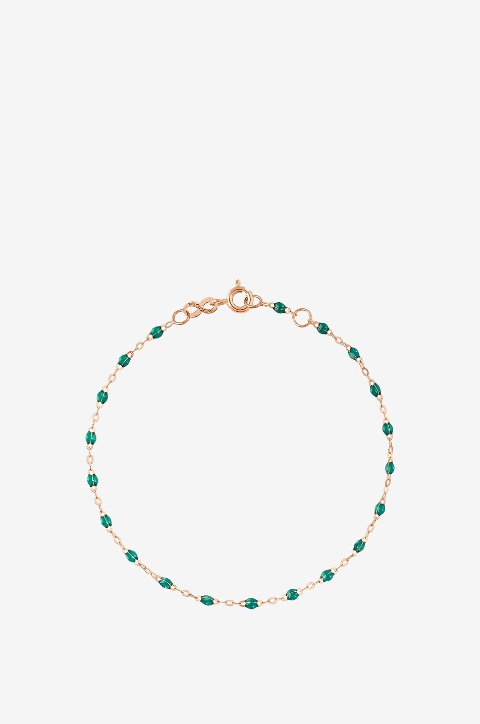 GIGI CLOZEAU Classique Gigi rose gold and resin bracelet Women GREEN 1