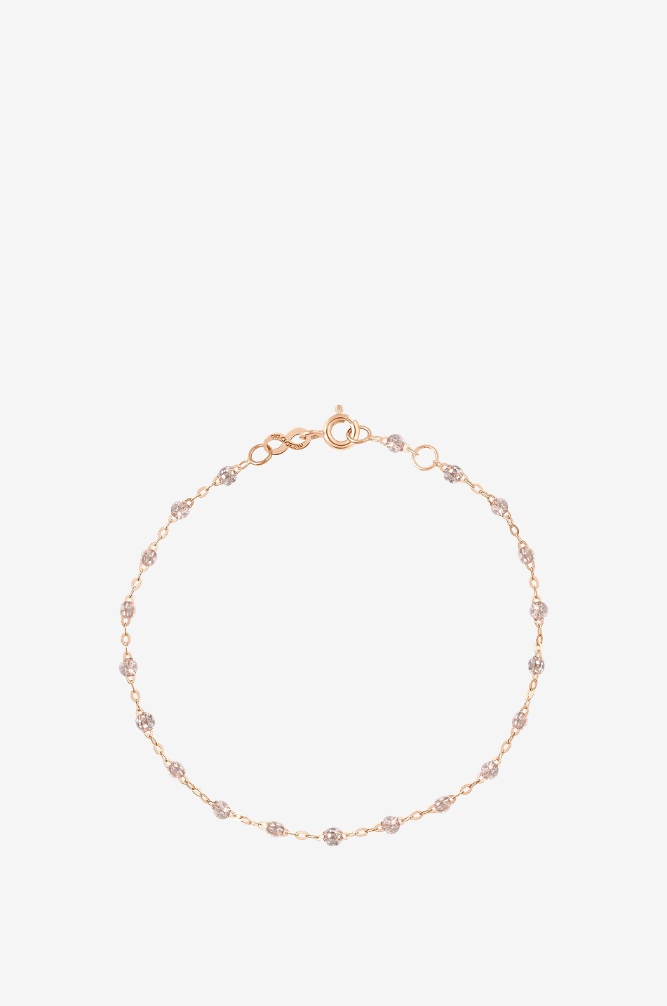 GIGI CLOZEAU Bracelet en or rose et résine Classique Gigi Sparkle Femme GRIS CLAIR 1