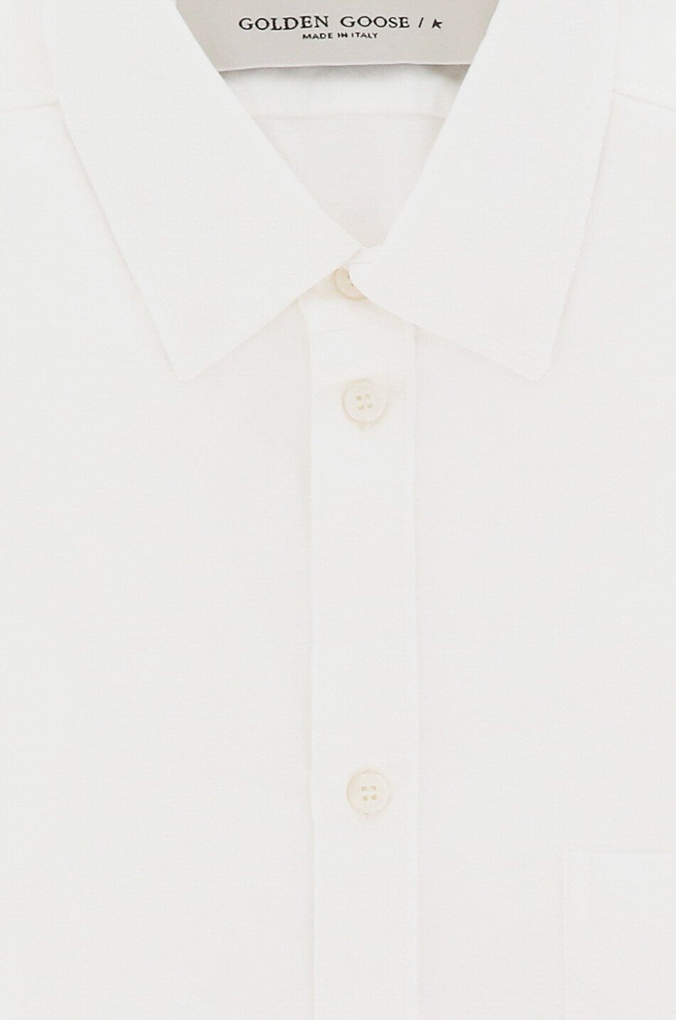 Alvise long-sleeved cotton canvas shirt