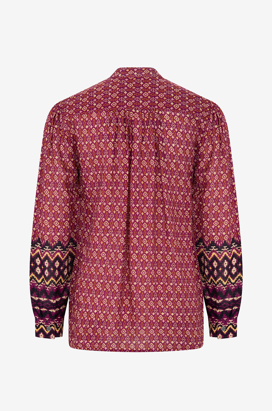 VANESSA BRUNO Chemise à manches longues en viscose et coton Thomas Femme MULTICOLORE 2
