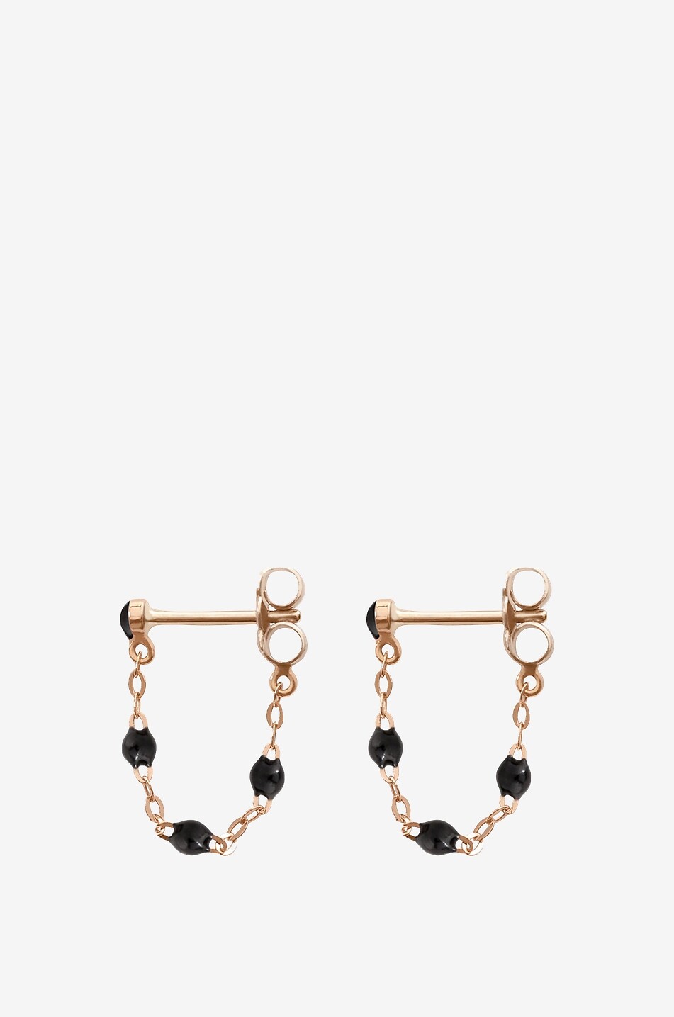 Classique Gigi rose gold and resin ear studs