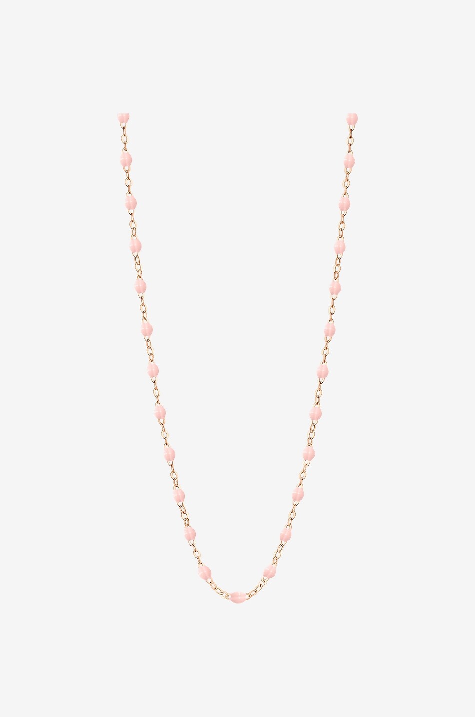Halskette aus Roségold und Harzperlen Classique Gigi