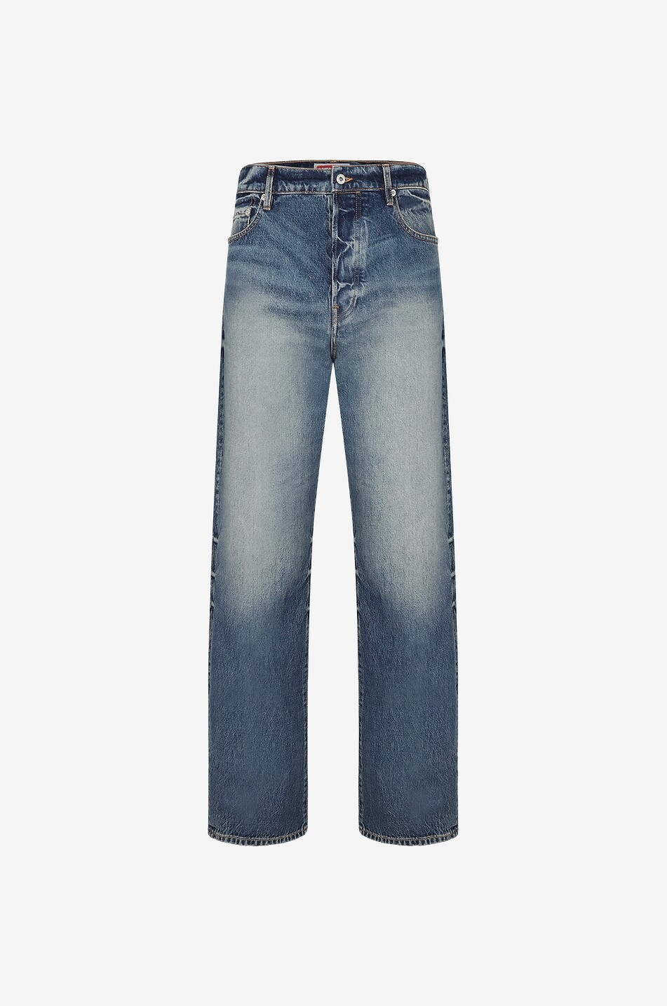 Gerade geschnittene Jeans aus Baumwolle Asagao