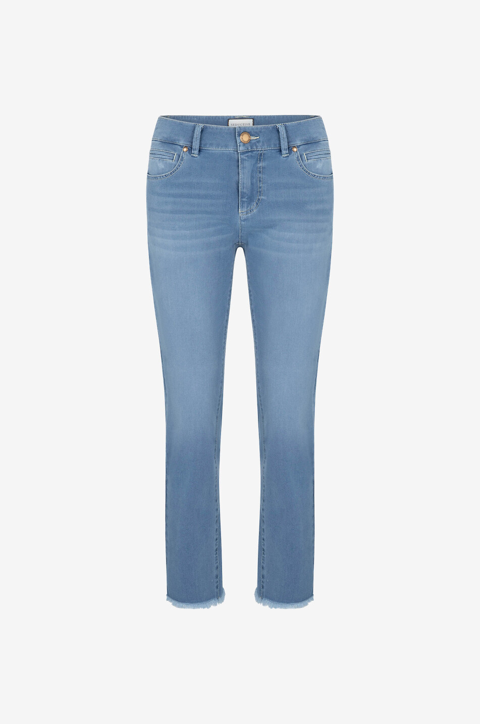 Jean slim en coton Claire Cropped