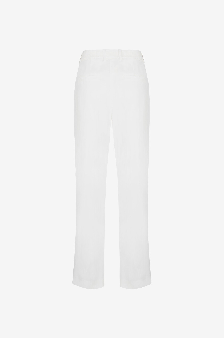 LOULOU STUDIO Hose mit weitem Bein aus Viskose und Leinen Cadar Damen WEISS 2