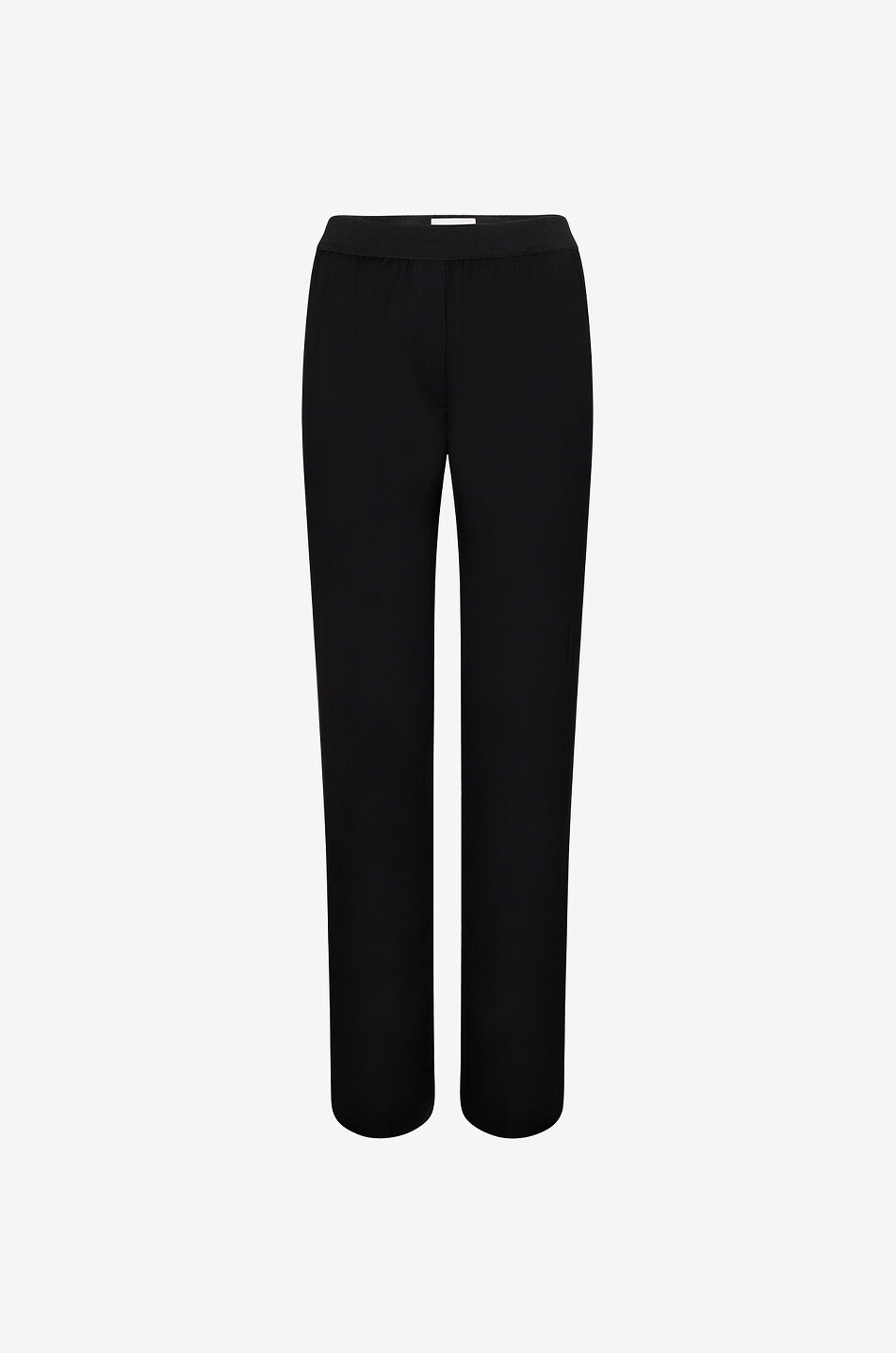 LOULOU STUDIO Pantalon à jambes larges en viscose et lin Takaroa Femme NOIR 1
