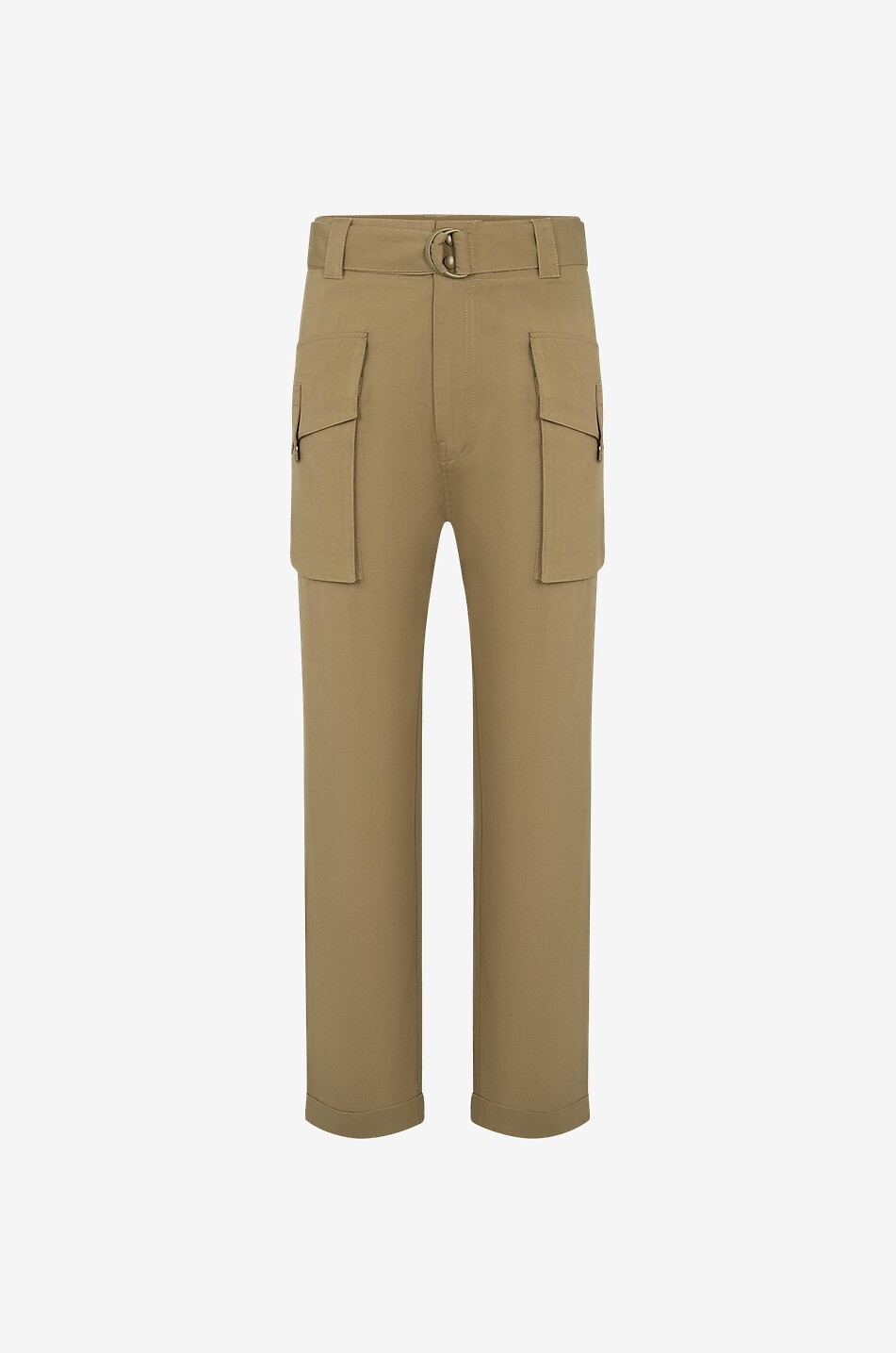 MAGALI PASCAL Noelle cotton cargo trousers Women LIGHT KHAKI 1