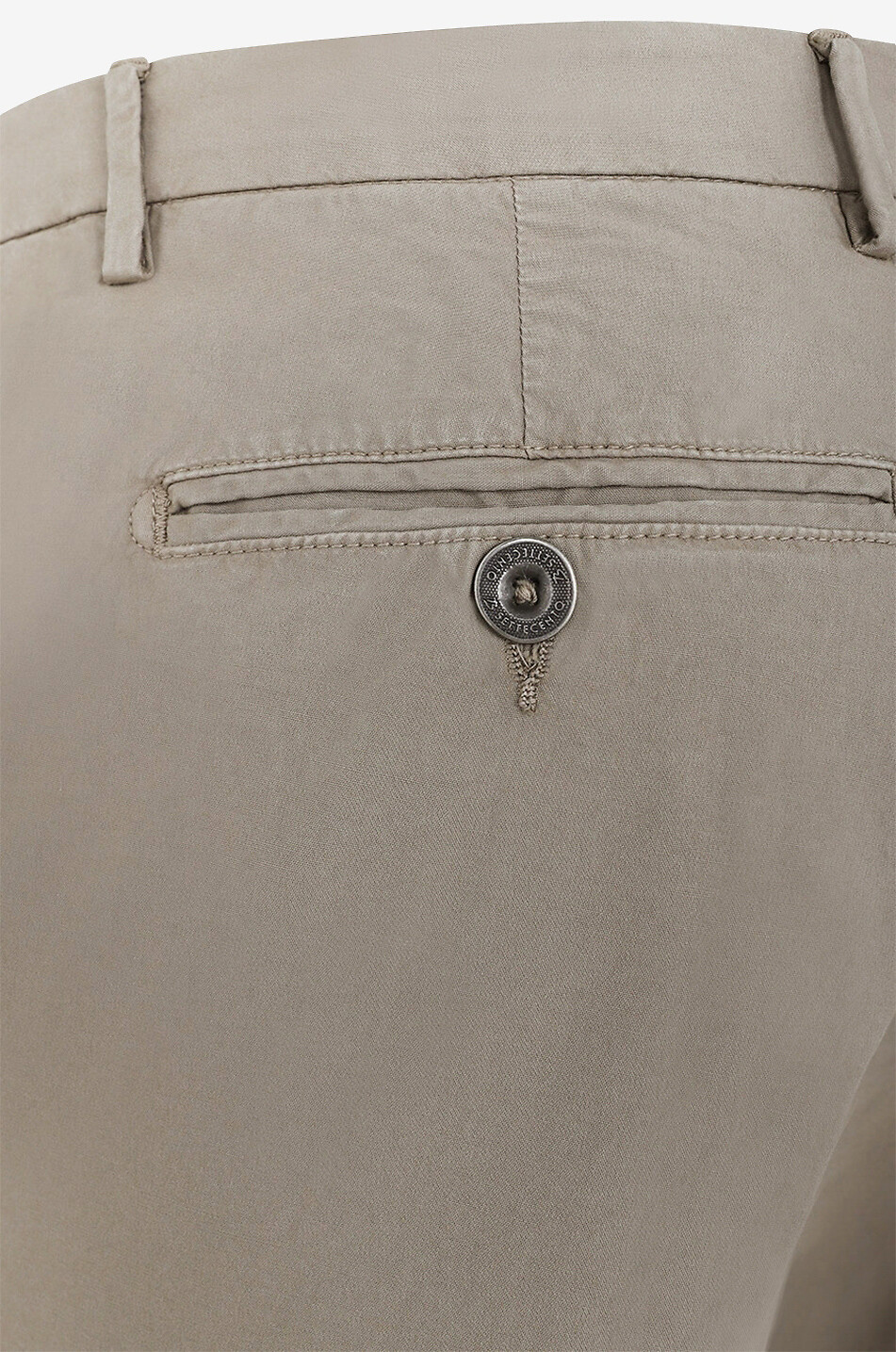 Pantalon chino en coton et lin