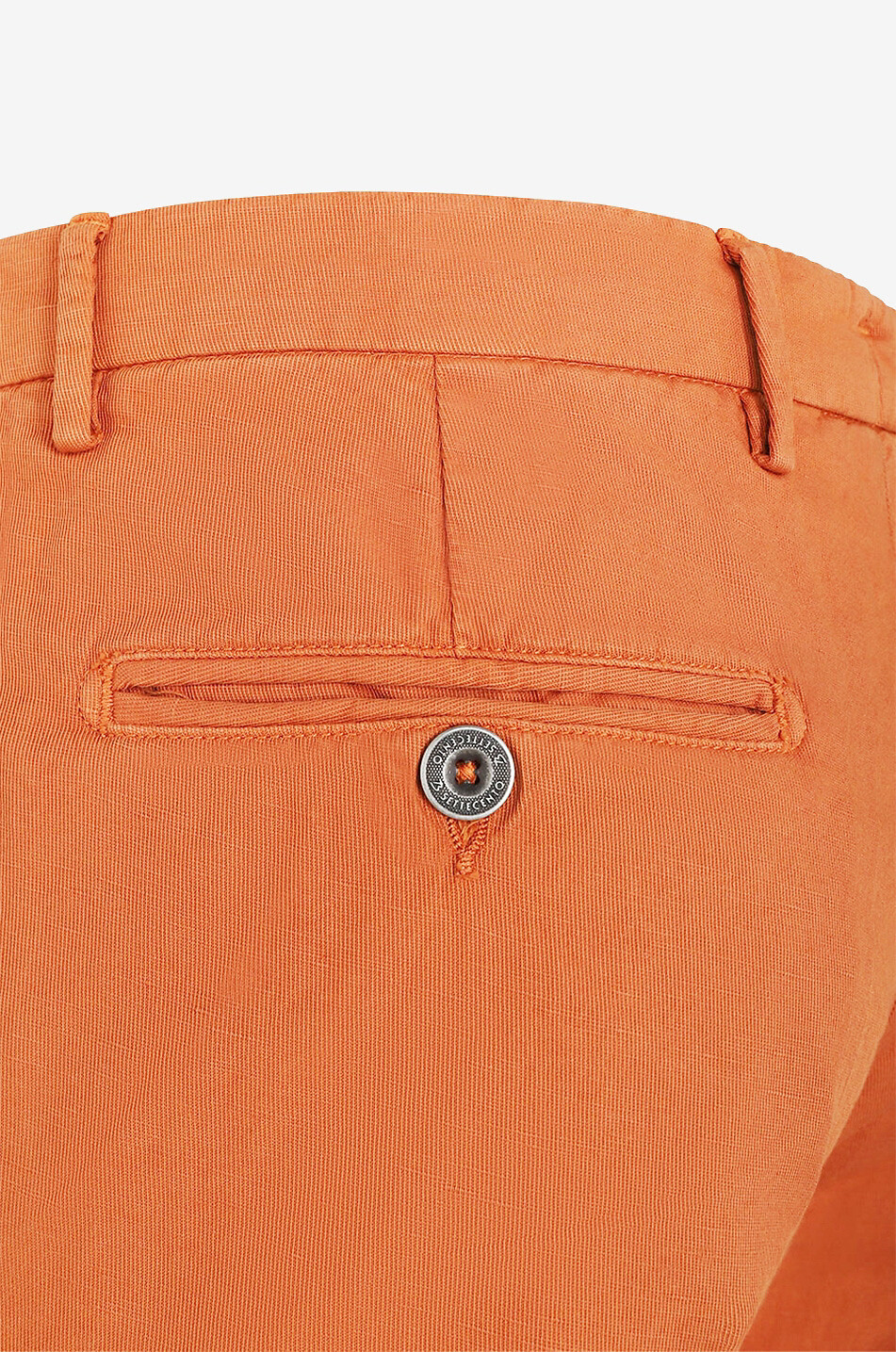 Chinohose aus Baumwolle und Leinen