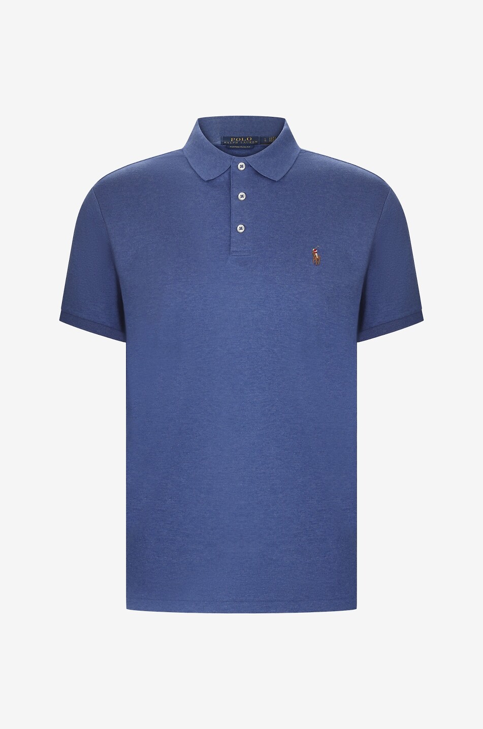 Polohemd aus weicher Baumwolle Custom Slim Fit Pony