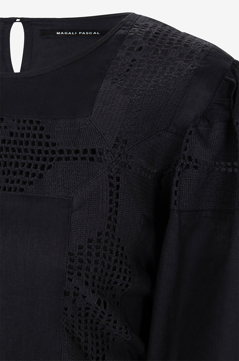 Robe courte en lin et coton Arti
