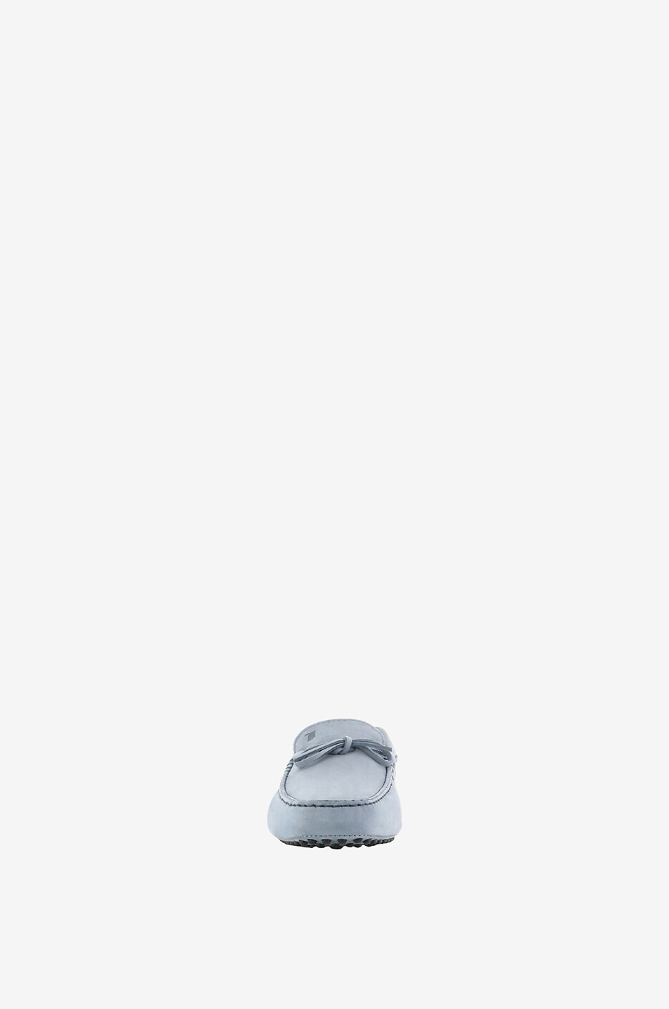 TOD'S Mocassins en cuir nubuck Gommino Homme BLEU CLAIR 2