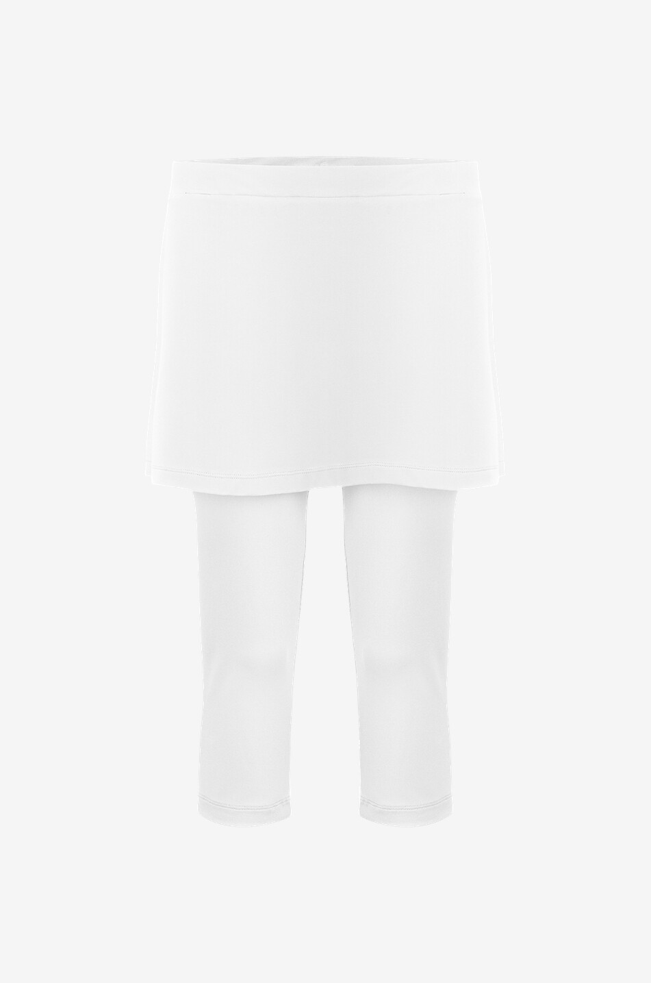 POIVRE BLANC Capri sports skirt with built-in leggings Women WHITE 1