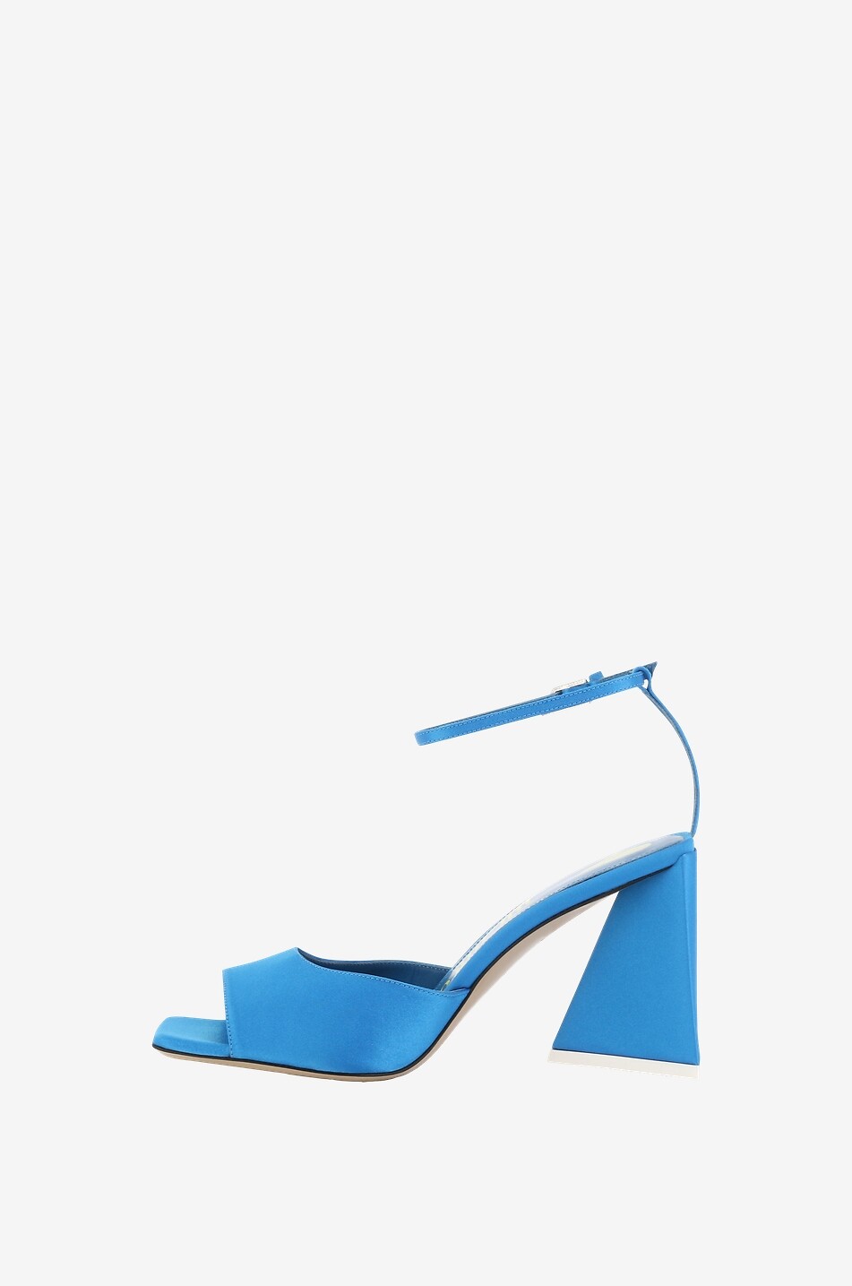 THE ATTICO Absatz-Sandalen aus Satin Piper 85 Damen BLAU 3