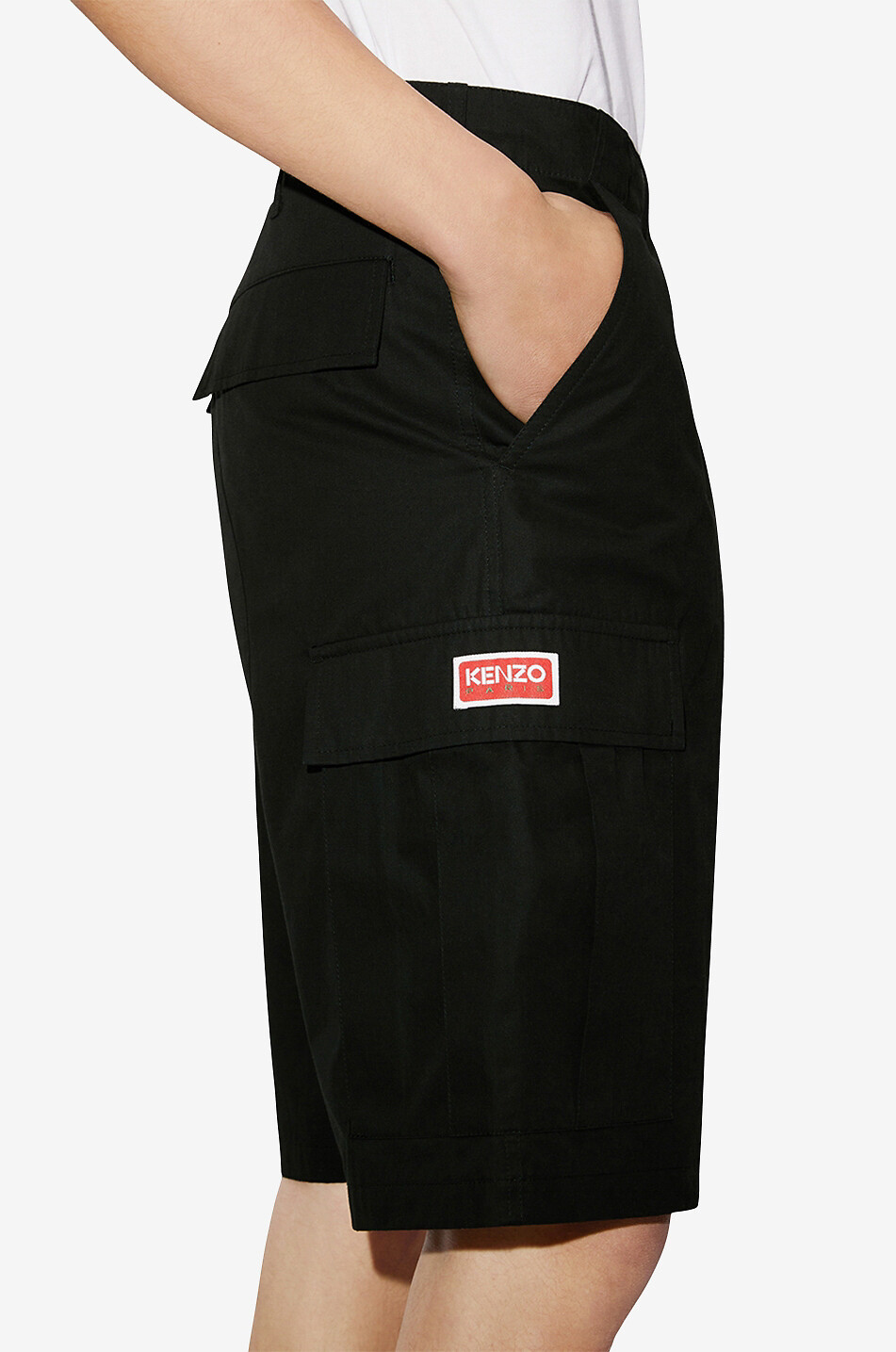KENZO Cargoshorts aus Gabardine Herren SCHWARZ 5