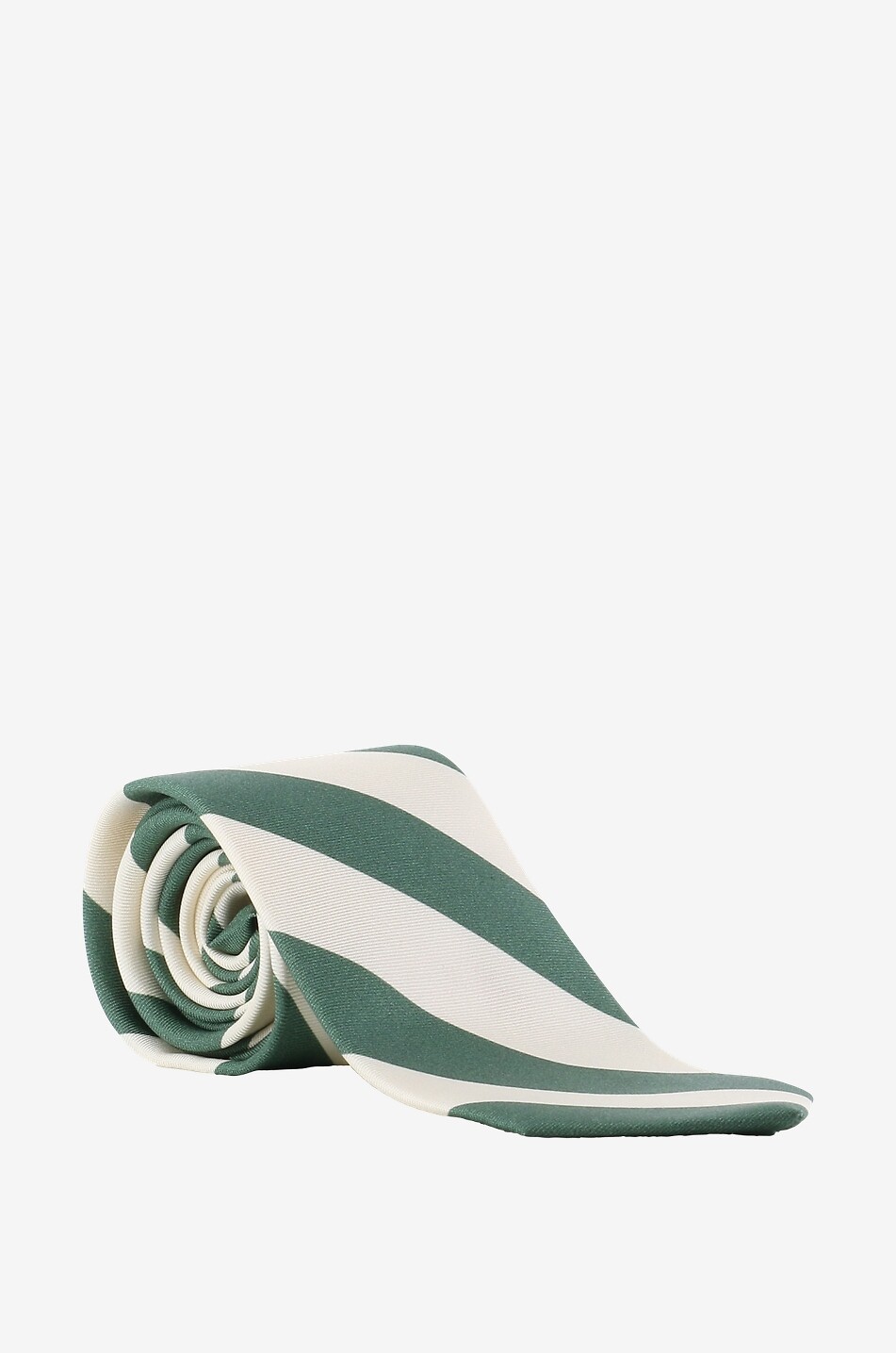 Diagonal stripe adorned tie