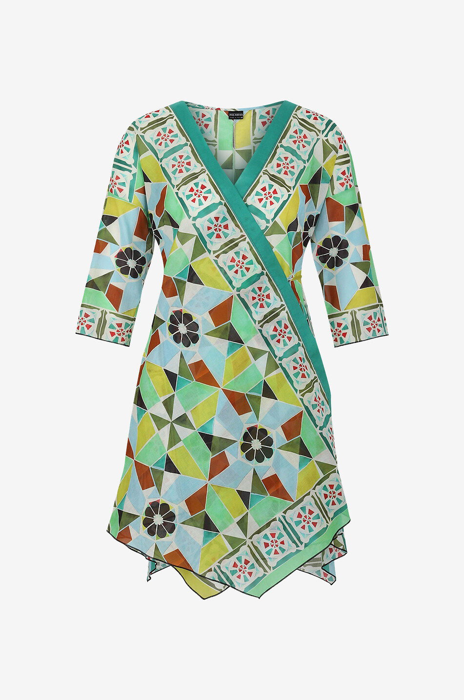 PALADINI Robe de plage en coton Jada Femme VERT 1
