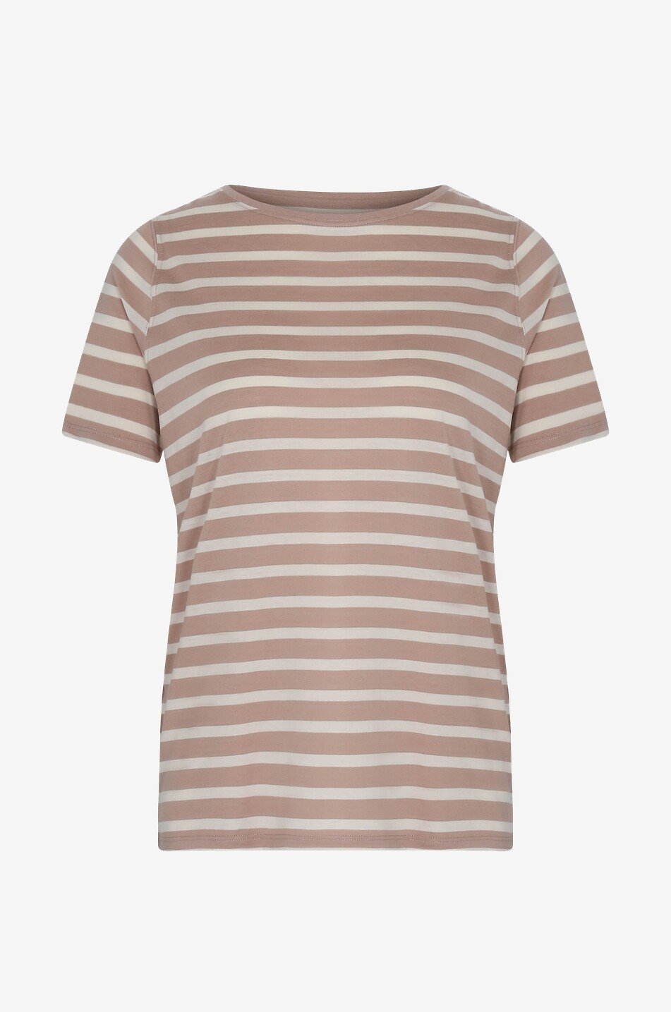 Gestreiftes kurzärmeliges T-Shirt