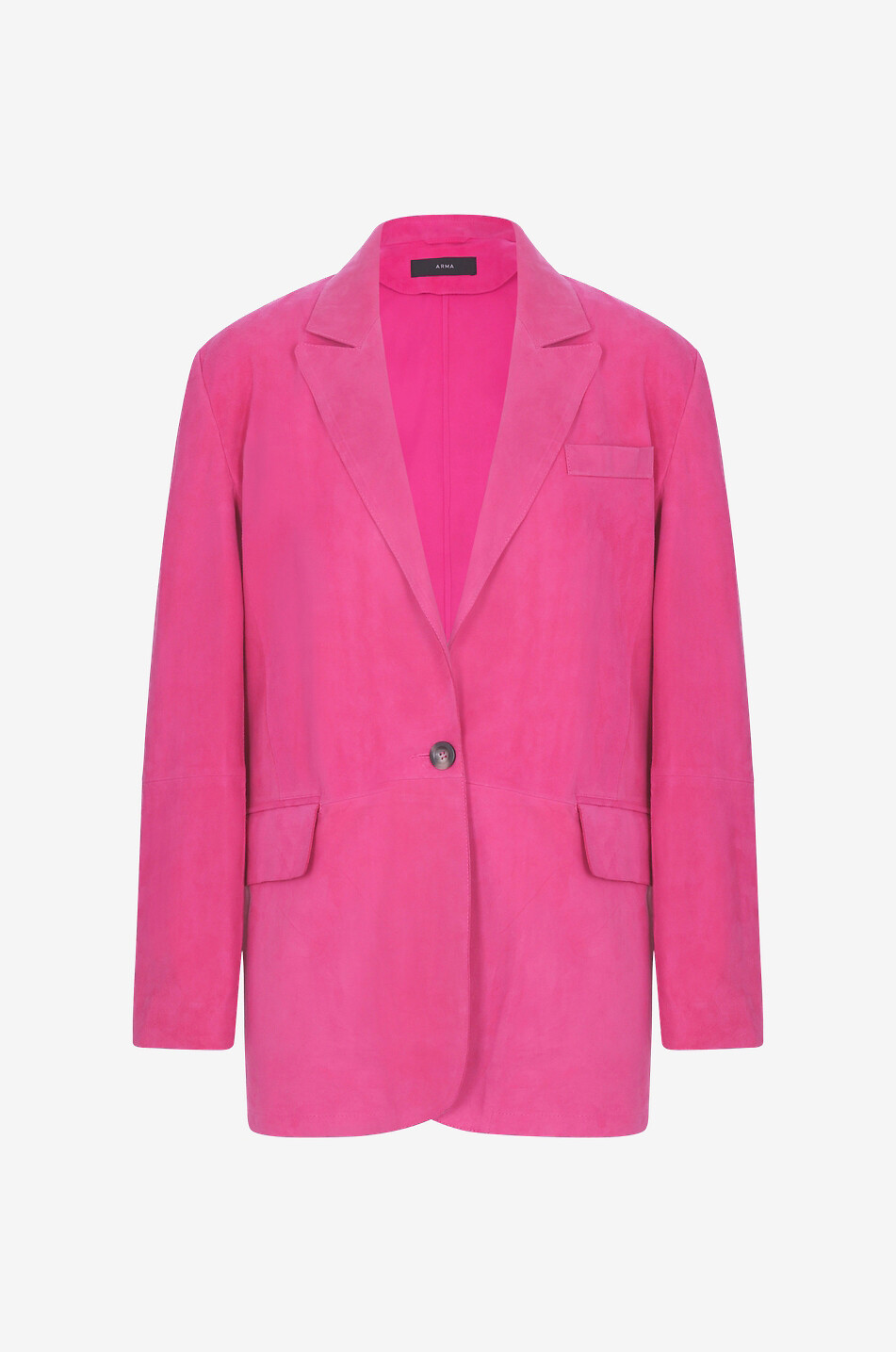 Blazer en cuir de chèvre Nayano Stretch Suede